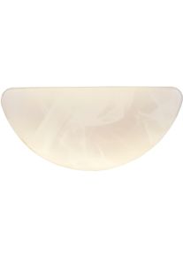 REALITY LEUCHTEN LED Wandleuchte "UMBRIA, LED Wandlampe Kunststoff Alabaster wei&szlig; 4000K kaltwei&szlig;es Licht", wei&szlig;, alabaster, 1, H: 3,5cm, 1 Stk., Leuchten, 9W 1200 Lumen, Wand- oder Deckenlampe, B/H/T: 25,5 x 3,5 x 11,5 cm, LED Wandleuchte