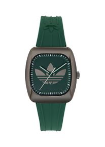 Quarzuhr adidas originals "Retro Wave One", gr&uuml;n, Armbanduhren, Damen, Quarzuhr, Armbanduhr, Damenuhr, Herrenuhr, Silikonarmband, analog