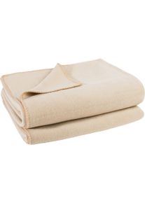 Wohndecke ZOEPPRITZ1828 "Soft-Fleece", cream, B:110cm L:160cm, Polyester, Viskose, Wohndecken, Wohndecke, Fleecedecke mit unverwechselbarem Cashmere Handfeel