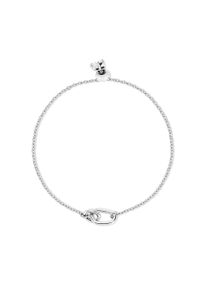 Armband ECHTZEIT "Schmuck Geschenk Edelstahl Armkette Like Diamonds Tropfen", silber (silberfarben, kristallwei&szlig;, kristallwei&szlig;), Armb&auml;nder, Damen, 22cm, Edelstahl, Armband, mit Zirkonia (synth.)