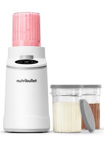 NUTRIBULLET Eismaschine "NUTRIBULLET Chill, 5 Programme, 3 Beh&auml;lter (NBD0503W)", wei&szlig;, B:14,6cm H:41,6cm T:28,8cm, Eismaschinen, Eis, Gelato, Sorbet, Smoothie Bowl, Frozen Yoghurt, Eismaschine