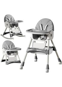 Lineluck Baby 6-in-1 Hochstuhl | grau