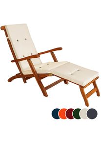 Detex Auflage Sonnenliege Creme 184,5x43x5cm