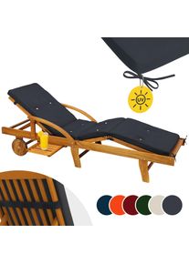 Detex Auflage Sunlounger Anthrazit 195x55x5cm