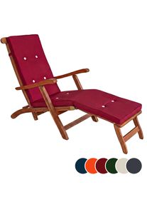 Detex Auflage Sonnenliege Rot 184,5x43x5cm