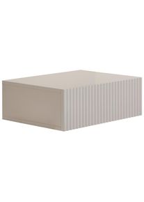 Xora Nachtk&auml;stchen, Kaschmir, Holzwerkstoff, 1 Schublade(n) Schubladen, 50x17x38 cm, Bsci, h&auml;ngend, Schlafzimmer, Nachtk&auml;stchen