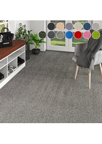 Teppichboden OTTO HOME "Zephyra, Schlinge, Gesamth&ouml;he 8 mm, Made in Netherlands", grau (grau meliert), B:400cm L:525cm, Kunstfaser, Teppiche, Teppichboden, Uni Farben, Breite 400 cm, strapazierf&auml;hig, Wohnzimmer, Schlafzimmer