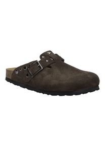 Hausschuh Josef Seibel "Hermine 18, moro", Damen, Gr. 37, moro, Obermaterial: 100% Rindsleder Leather cow., Schuhe Hausschuh