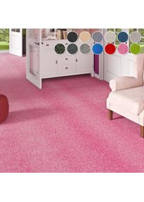 Teppichboden OTTO HOME "Zephyra, Schlinge, Gesamth&ouml;he 8 mm, Made in Netherlands", rosa, B:400cm L:300cm, Kunstfaser, Teppiche, Teppichboden, Uni Farben, Breite 400 cm, strapazierf&auml;hig, Wohnzimmer, Schlafzimmer