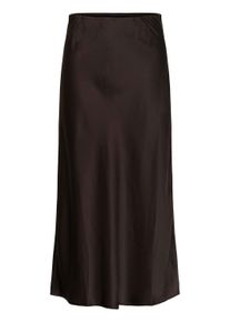 Midirock Kaffe "Rock KAlotte", Damen, Gr. 42, braun (schwarz coffee), Obermaterial: 100% Polyester PES., R&ouml;cke Midirock