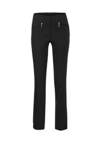 2-in-1-Hose GOLDNER "Schlupfhose LOUISA mit Steppn&auml;hten", Damen, Gr. 54, N-Gr, schwarz, Obermaterial: 67% Baumwolle CO. 28% Polyamid PA. 5% Elasthan EL., Hosen 2-in-1-Hose, Ohne