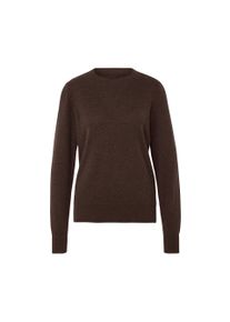 Tchibo - K&ouml;t&ouml;tt pul&oacute;ver kasm&iacute;rral - nő - m&eacute;ret M 40/42 - barna
