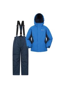 Mountain Warehouse Set kinder/kinder ski-jas & -broek (Blauw)