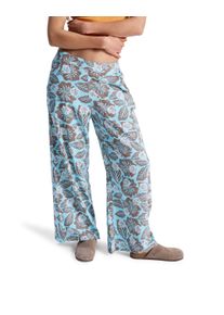 Outdoorhose Roxy "Midnight Avenue Slub Printed", Damen, Gr. XL, bunt (braunie hibiscus hype), Obermaterial: 60% Baumwolle, 40% Viskose., Hosen Outdoorhose