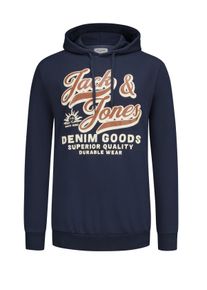 Jack & Jones Big & Tall Sizes - Jack & Jones - Hoodie with logo print and fleece lining - 8XL