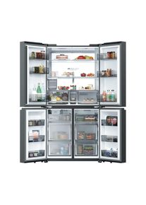 Haier Multi Door "34006189", Energieeffizienz: C, schwarz, B:90,5cm H:182,5cm T:73,8cm, K&uuml;hlschr&auml;nke, Wasserdispenser & Eisw&uuml;rfelbereiter, Multi Door