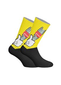Lange uniseks sokken met elastische print