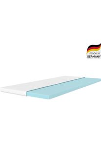 Topper OTTO HOME "Lasse, Topper 90x200 cm,180x200 cm & mehr", transparent (wei&szlig;, neutral), B:80cm H:7cm L:200cm, Gelschaum, Topper, Topper, Matratze, Boxspringbett, ergonomisch, langlebige Qualit&auml;t (RG 39)