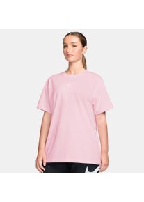 T-Shirt Nike Sportswear "W NSW CLASSIC SS TEE", Damen, Gr. L, pink foam, Jersey, Obermaterial: 100% Baumwolle, normal, Rundhals, Shirts T-Shirt, Kurzarm, mit Rundhalsausschnitt, aus Baumwoll-Jersey, normale L&auml;nge