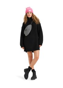 Strickkleid Roxy "Home Again", Damen, Gr. M, US-Gr&ouml;&szlig;en, anthrazit, Obermaterial: 100% Modacryl., Kleider Strickkleid