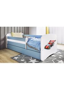 Mid.you , Blau, Wei&szlig; , Holz , Birke , Sperrholz,Schichtholz , H2 , 1-Zonen , links montierbar, rechts montierbar , 80x160 cm , nicht verstellbar ,