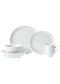 Seltmann Weiden Kombiservice, Wei&szlig;, Keramik, 20-teilig, 350 ml,890 ml, Geschirr, Geschirrsets, Kombiservice