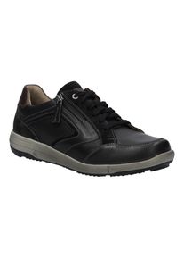 Schn&uuml;rschuh Josef Seibel "Enrico 37, schwarz-kombi", Herren, Gr. 41, schwarz (schwarz, kombi), Obermaterial: 100% Rindsleder Leather cow., Schuhe Schn&uuml;rschuh
