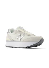 Sneaker New Balance "515", Damen, Gr. 43, sea salt, metallic silber mw, Synthetik, Textil, Schuhe Sneaker, f&uuml;r Erwachsene, mit Gummilaufsohle