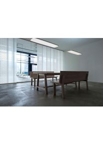 Gardinenschiene Garesa "Fl&auml;chenvorhangschiene SMART", wei&szlig;, L:400cm, Aluminium, Kunststoff, Gardinenstangen, Gardinenschiene, Aluminiumschiene f&uuml;r Vorh&auml;nge mit Gleiter, verl&auml;ngerbar, Wand