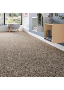 Teppichboden ANDIAMO "Matz, Schlinge, Gesamth&ouml;he 6 mm, Luxusklasse LC1", braun (braun, schwarz), B:400cm L:200cm, Kunstfaser, Teppiche, Teppichboden, meliert, Breite 400 cm oder 500 cm, strapazierf&auml;hig & pflegeleicht