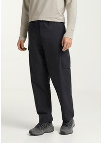 Cargohose Jack Wolfskin "YUMA CARGO PANTS M", Herren, Gr. 58, Normalgr&ouml;&szlig;en, schwarz, Obermaterial: 66% POLYESTER, 34% BAUMWOLLE. Futter: 65% POLYESTER, 35% BAUMWOLLE, Hosen Cargohose, Cargohose, strapazierf&auml;hig, komfortabel