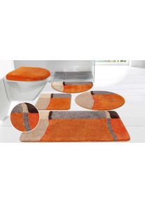 Badematte OTTO HOME "Belio, Badvorleger, Badezimmer Teppich" Gr. 6, terra, H:20mm, Kunstfaser, Badematten, Badematte, Badematte, Badteppich, Badematten auch als 2 tlg. Set erh&auml;ltlich, bunt, Topseller