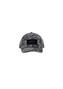 Trucker Cap Alpha Industries "Velcro Cap Camo", Damen, Gr. onesize, schwarz (schwarz camo), Baumwolle, Caps Trucker Cap