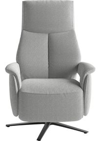 Sit & More TV-Sessel SIT & MORE "TV Lazy", grau (silber), B:75cm H:115cm T:85cm, 100% Polyester, Sessel, TV-Sessel, mit Herz-Waage-Positon und 3 Motoren