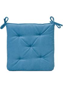 G&ouml;zze Sitzauflage G&Ouml;ZZE "Capri", blau (petrol), B:40cm H:4cm, Polyester, Polsterauflagen, Sitzauflage, Topseller