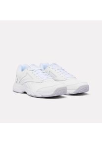 Walkingschuh Reebok "WORK N CUSHION 4.0", Herren, Gr. 46, wei&szlig; (wei&szlig;, cdgry2, wei&szlig;), Leder, Synthetik, Schuhe Walkingschuh