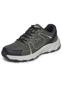 Outdoorschuh Skechers "HILLCREST 2.0-SABBADAY FALLS", Herren, Gr. 48,5, gr&uuml;n (olivgr&uuml;n), Lederimitat, Textil, Schuhe Outdoorschuh, Schn&uuml;rschuh, Halbschuh mit Memory Foam-Ausstattung