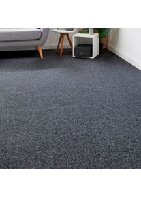 Teppichboden ANDIAMO "Invita, Nadelvlies, Gesamth&ouml;he 5 mm, Luxusklasse LC1", grau (anthrazit), B:400cm L:700cm, Kunstfaser, Teppiche, Teppichboden, melierte Optik, Breite 200 cm oder 400 cm, robust & strapazierf&auml;hig