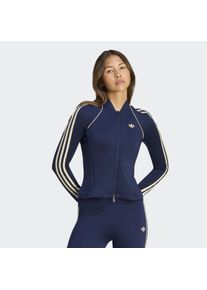 Langarmshirt adidas Performance "ADIDAS ORIGINALS SPORT SST MIDLAYER HEMD", Damen, Gr. XS, night indigo, Obermaterial: 89% Polyester, 11% Elasthan, normal, Rundhals, Shirts Langarmshirt