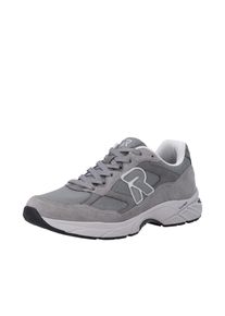 Sneaker RIEKER SPORT, Herren, Gr. 48, grau, Leder, Textil, Schuhe Sneaker, Schn&uuml;rschuh, Halbschuh, Sportschuh