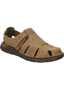 Sandale Josef Seibel "Maverick 01, castagne", Herren, Gr. 42, braun (castagne), Obermaterial: 100% Rindsleder Leather cow., Schuhe Sandale