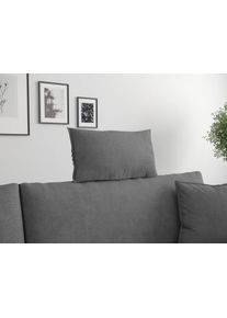 Kopfst&uuml;tze TRENDS BY HG "Summer", ash, B:48,5cm H:70cm T:17,5cm, Metall, Polyurethan, Polsterauflagen, Kopfst&uuml;tze, in Cord Stoff