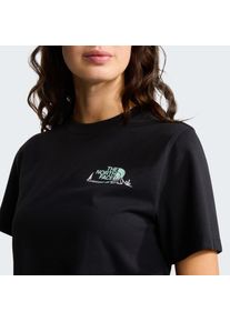 T-Shirt The North Face "W MONTE REGULAR SHORT SLEEVE TEE-GRAPHIC", Damen, Gr. M, tnf schwarz, Obermaterial: 100% Baumwolle, Shirts T-Shirt, normale Passform, kurze &Auml;rmel, f&uuml;r Sportmode und Outdoormode