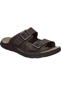 Sandale Josef Seibel "Maverick 06, mocca", Herren, Gr. 47, braun (mocca), Obermaterial: 100% Rindsleder Leather cow., Schuhe Sandale