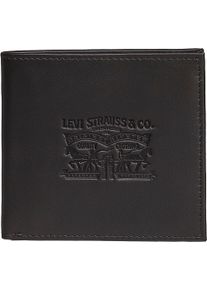 Levi's Geldb&ouml;rse LEVI'S "VINTAGE TWO HORSE BIFOLD COIN WALLET", Damen, braun (dunkelbraun), Rindsleder, Kleinlederwaren Geldb&ouml;rse, aus Vollnarbenleder Herrenb&ouml;rse Portemonnaie
