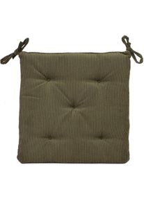 G&ouml;zze Sitzauflage G&Ouml;ZZE "Capri", gr&uuml;n (dunkelgr&uuml;n), B:40cm H:4cm, Polyester, Polsterauflagen, Sitzauflage