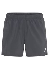Laufshorts asics "asics CORE 5IN SHORT", Herren, Gr. 3XL, N-Gr, grau (carrier grau), Obermaterial: 100% Polyester, Hosen Laufshorts