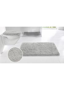 Badematte OTTO HOME "Sanremo Premium, Badvorleger, Badezimmer Teppich, sehr weich", grau, H:35mm, Polyester, Badematten, Badematte, Badteppich, unifarben, rechteckig & als 3-tlg. Set erh&auml;ltlich