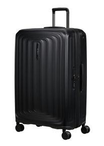Hartschalen-Trolley Samsonite "2WANDER", Damen, Gr. B/H/T: 53cm x 81cm x 31cm 125 l, schwarz (matt graphite), Polycarbonat, Koffer Hartschalen-Trolley, aus robustem Polycarbonat, mit Adressetikett und Dehnfalte