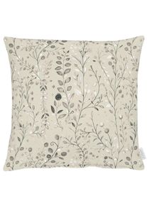 Dekokissen Apelt "7400", beige (grau, bedruckt), B:49cm H:0,5cm L:49cm, Mischgewebe, Dekokissen_Sitzkissen_Kissenh&uuml;llen, Dekokissen